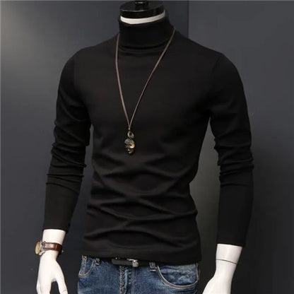 Men's Long Sleeve mock Turtleneck