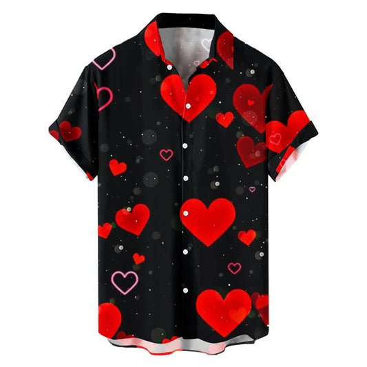 Men's Summer Valentine Day Shirt