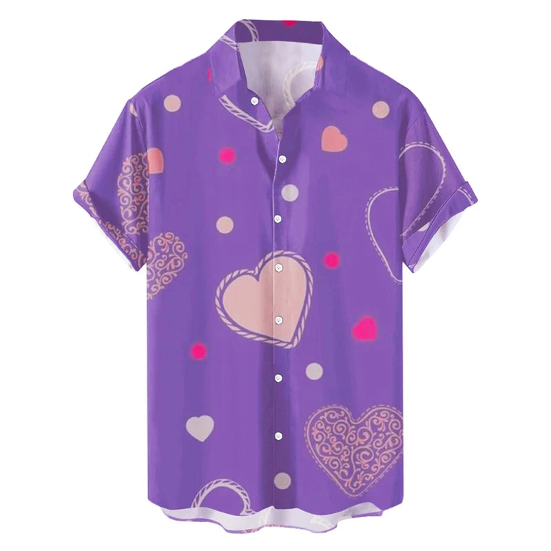 Men's Summer Valentine Day Shirt