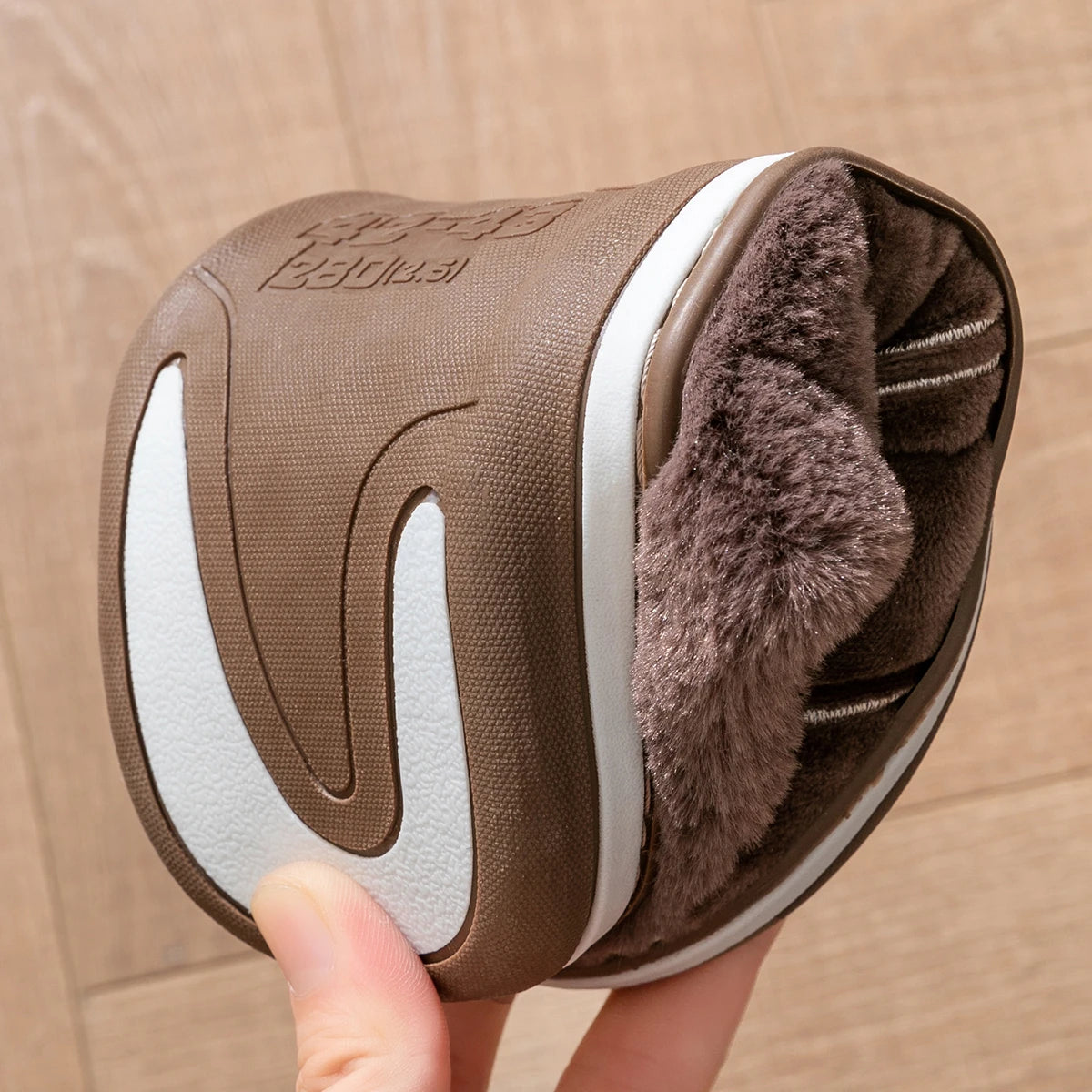 Winter Plush Indoor Warm Slippers for men