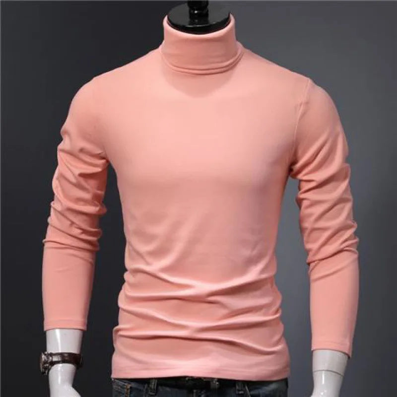 Men's Long Sleeve mock Turtleneck