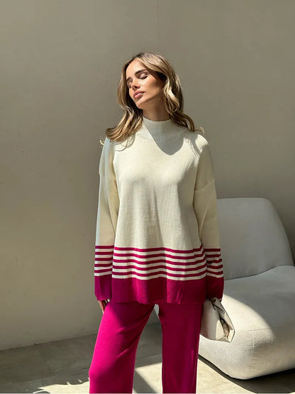 Matching Sets Women Winter Knit