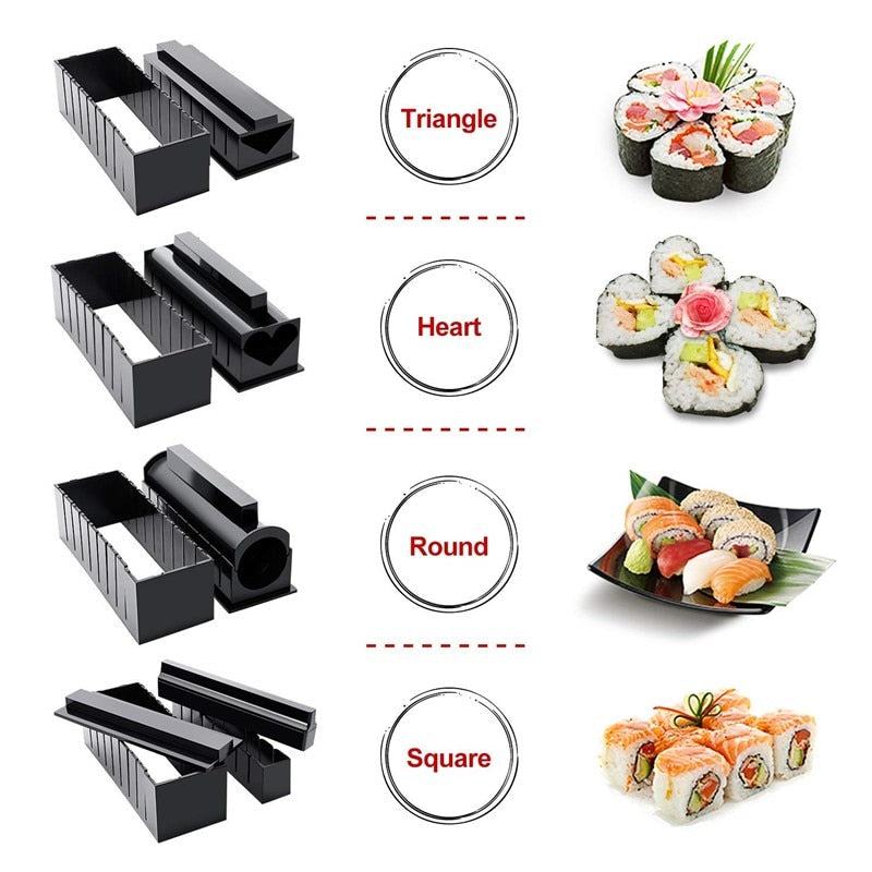 10 Pcs/Set DIY Sushi Making Kit RollMisthere K. - All rights reserved