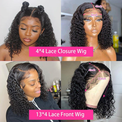 100% Human Hair Deep Wave Lace Front WigMisthere K. - All rights reserved