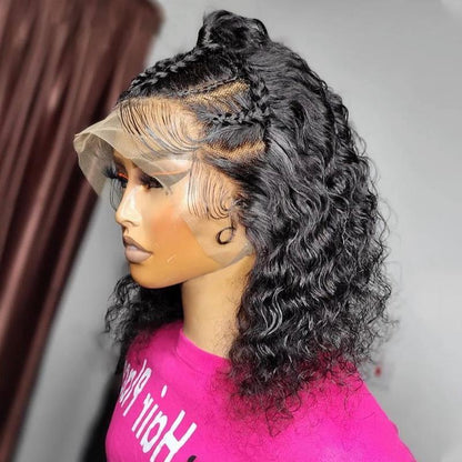 100% Human Hair Deep Wave Lace Front WigMisthere K. - All rights reserved