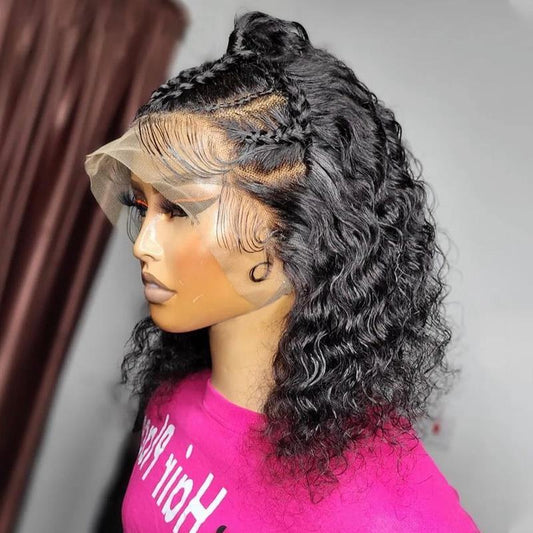 100% Human Hair Deep Wave Lace Front WigMisthere K. - All rights reserved