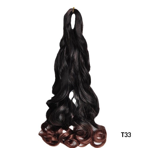 14 18 22 Inch Synthetic French Curly Crochet BraidsMisthere K. - All rights reserved