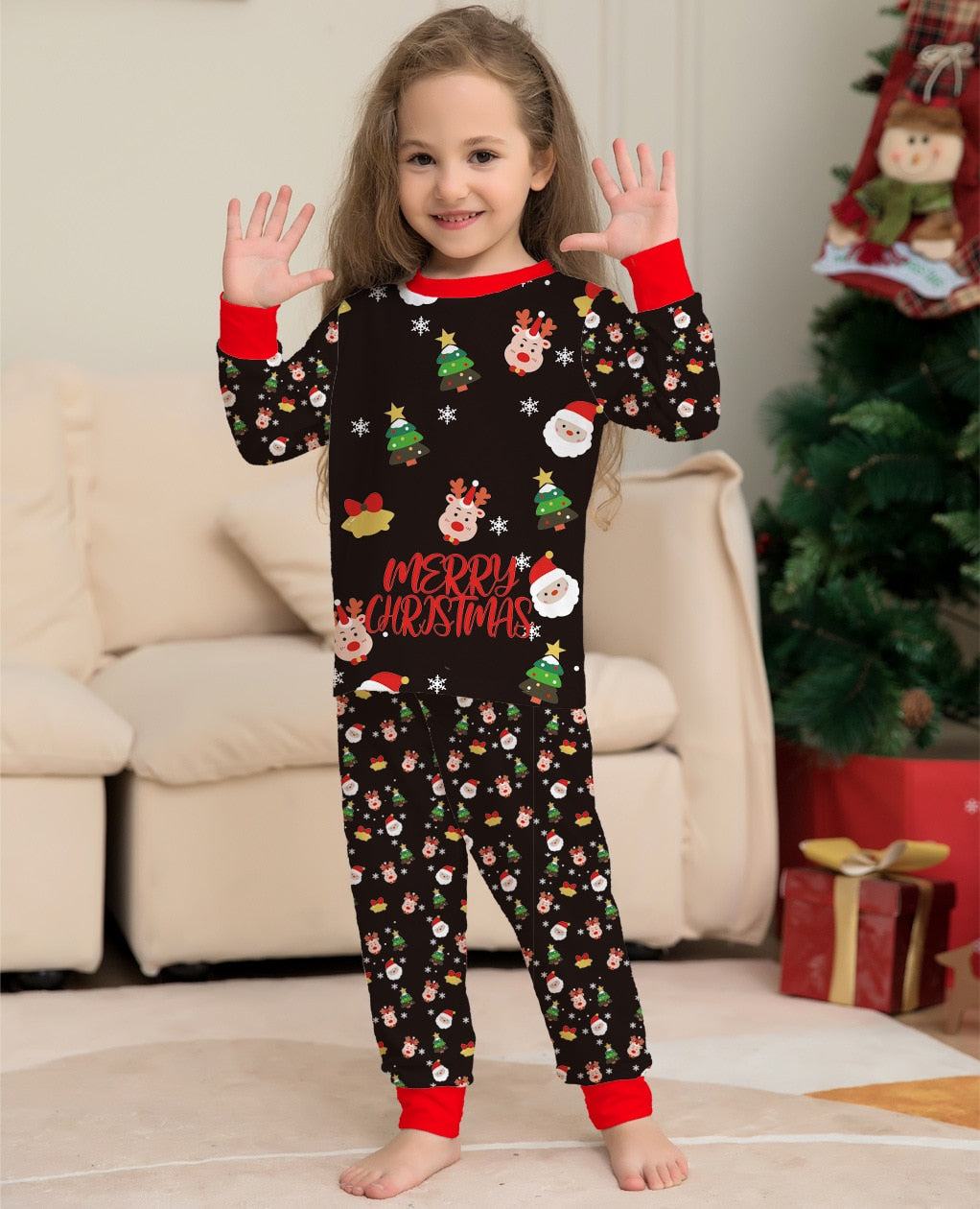 2023 New Arrivals Family Matching Tree Santa PajamasMisthere K. - All rights reserved