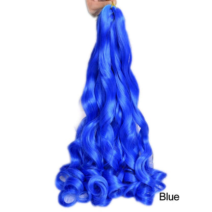 24inch Synthetic Loose Wave Spiral Curl Braid HairMisthere K. - All rights reserved