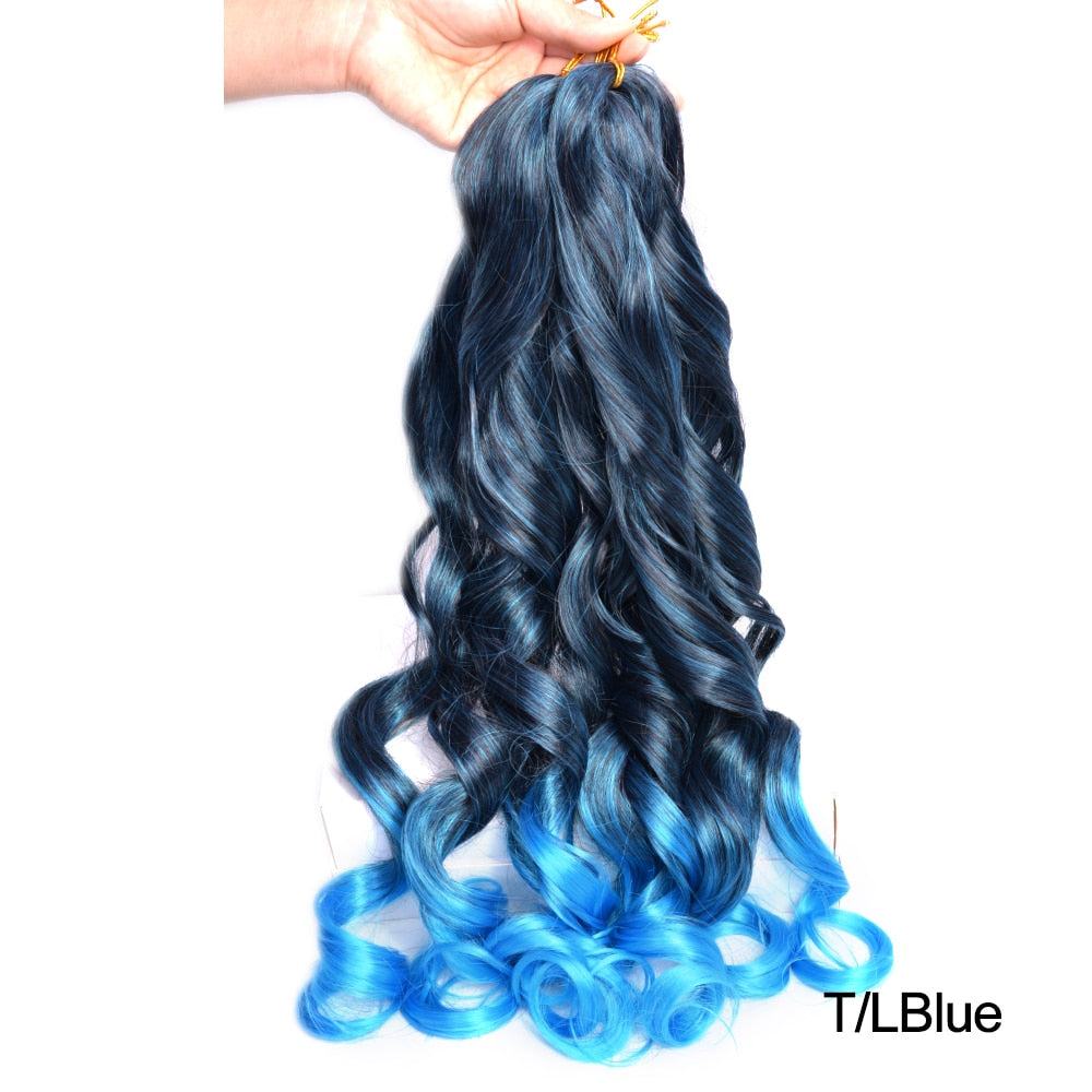 24inch Synthetic Loose Wave Spiral Curl Braid HairMisthere K. - All rights reserved