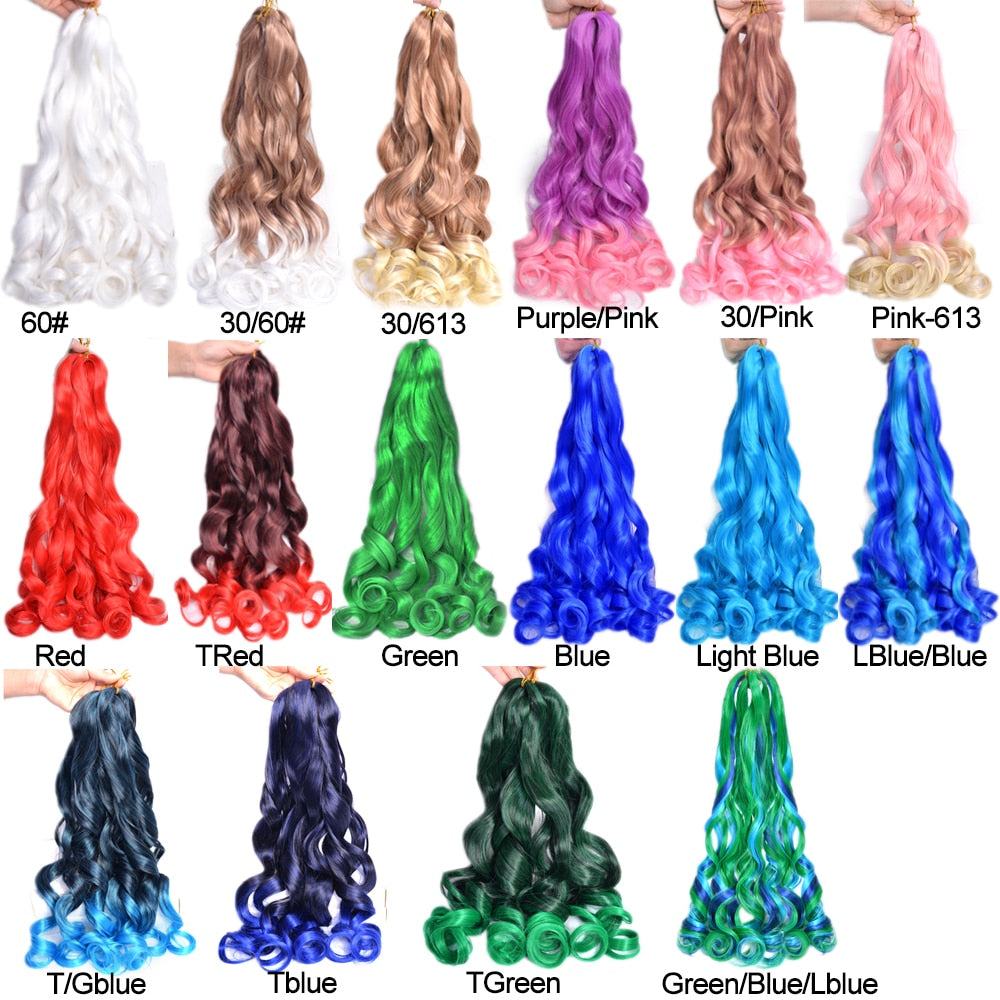 24inch Synthetic Loose Wave Spiral Curl Braid HairMisthere K. - All rights reserved