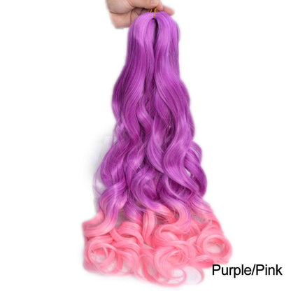 24inch Synthetic Loose Wave Spiral Curl Braid HairMisthere K. - All rights reserved