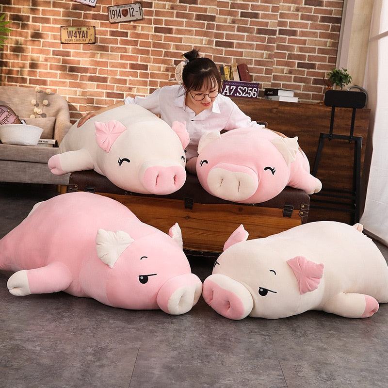 40-75CM Doll Lying Plush Piggy Toy Animal SoftMisthere K. - All rights reserved