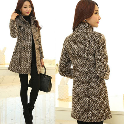 Women's Wool Blends winter Coat - Misthere K.