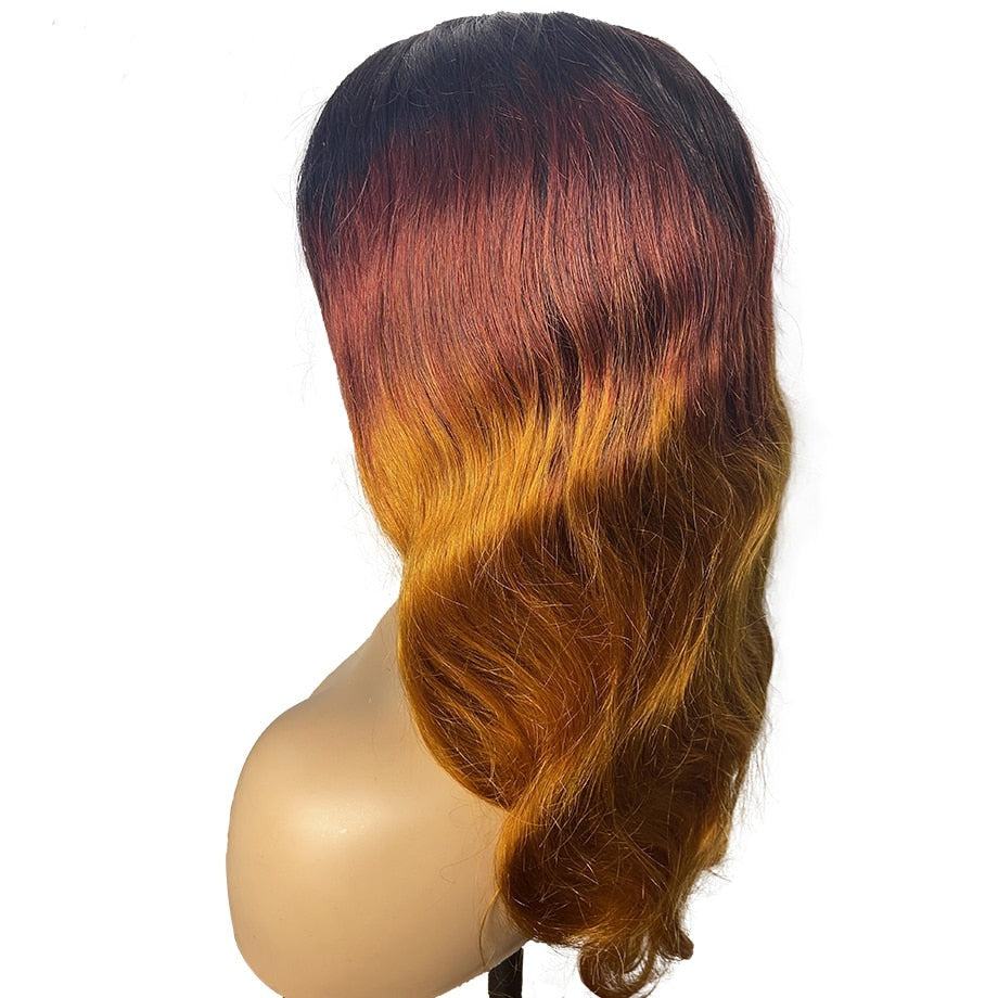 Human Hair Ombre Lace Front Wig - Misthere K.