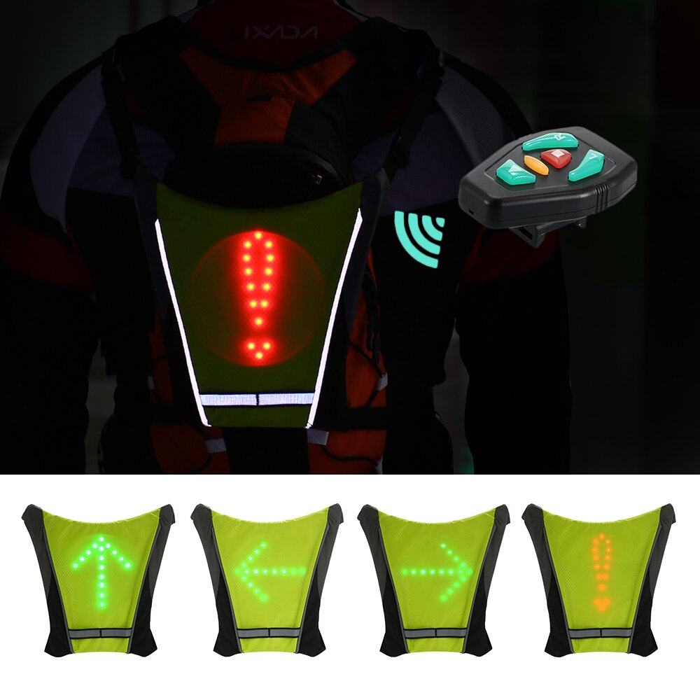 Riding Running Lighting Vest Safety Reflective Warning Vests new. - Misthere K.