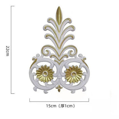 wall decorative accessories flower carved pattern - Misthere K.