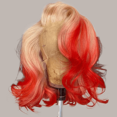 Women Brazilian Remy Transparent Lace Wavy Wig - Misthere K.