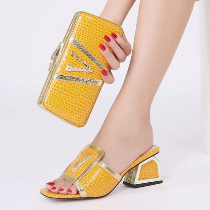 Ladies Matching Shoes And Bag Set - Misthere K.