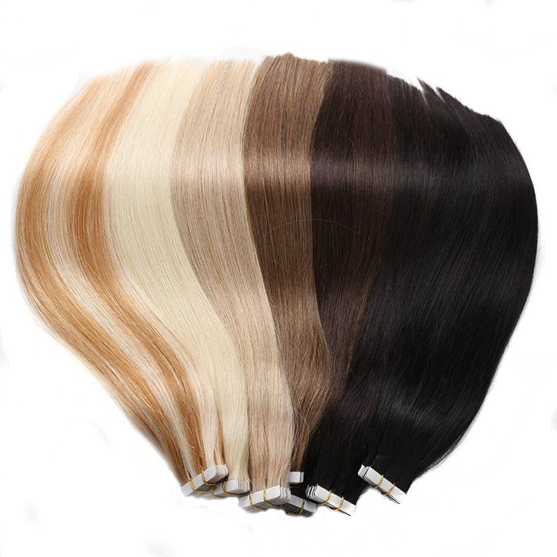 Natural Human Hair Extensions 20pcs - Misthere K.