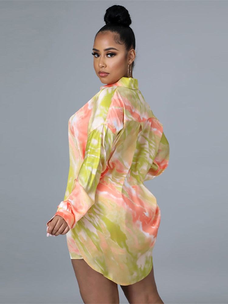 Women Casual Long Sleeve Printed Two Piece Set - Misthere K.