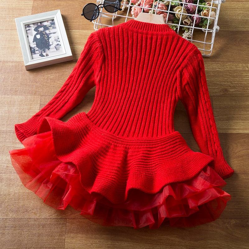 Kids Long Sleeve Chrismas Warm Dresses - Misthere K.