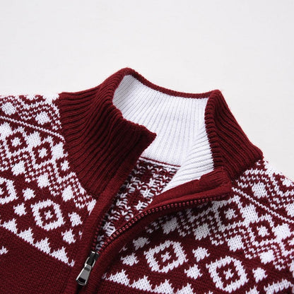 Men Chrismas Cardigan Jacket - Misthere K.