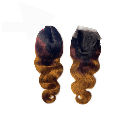 Human Hair Ombre Lace Front Wig - Misthere K.