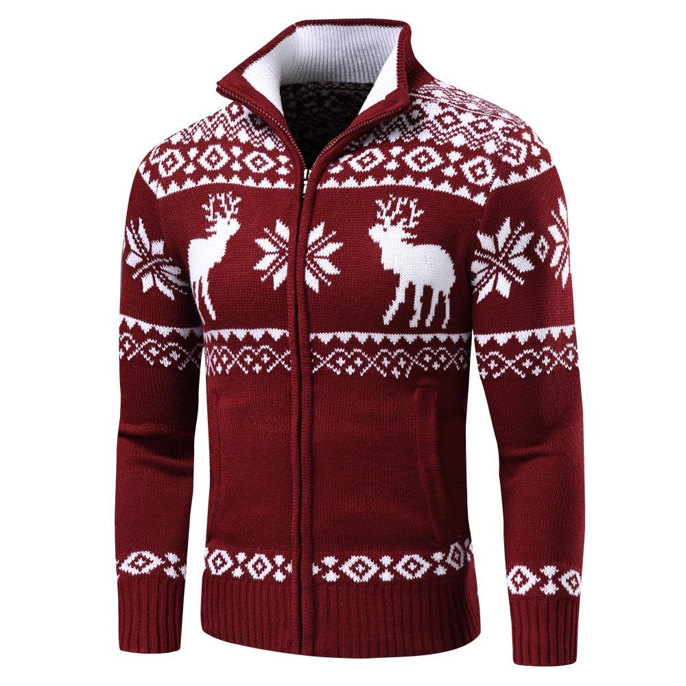 Men Chrismas Cardigan Jacket - Misthere K.