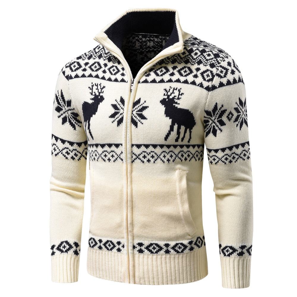 Men Chrismas Cardigan Jacket - Misthere K.