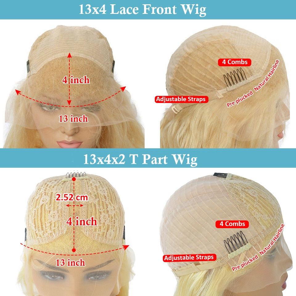 Women Brazilian Remy Transparent Lace Wavy Wig - Misthere K.