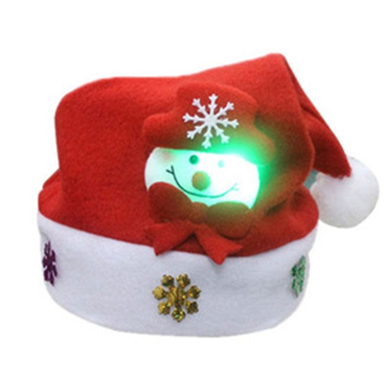 Children Adult LED Christmas Hats Light Up Cap SantaMisthere K. - All rights reserved