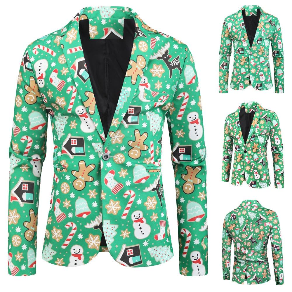 Chrismas Blazer Jacket MenMisthere K. - All rights reserved