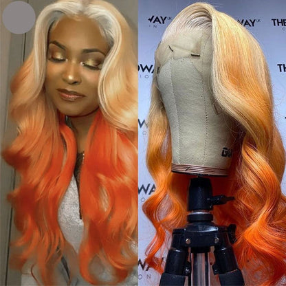 Ginger Orange Lace Front Human Hair WigMisthere K. - All rights reserved