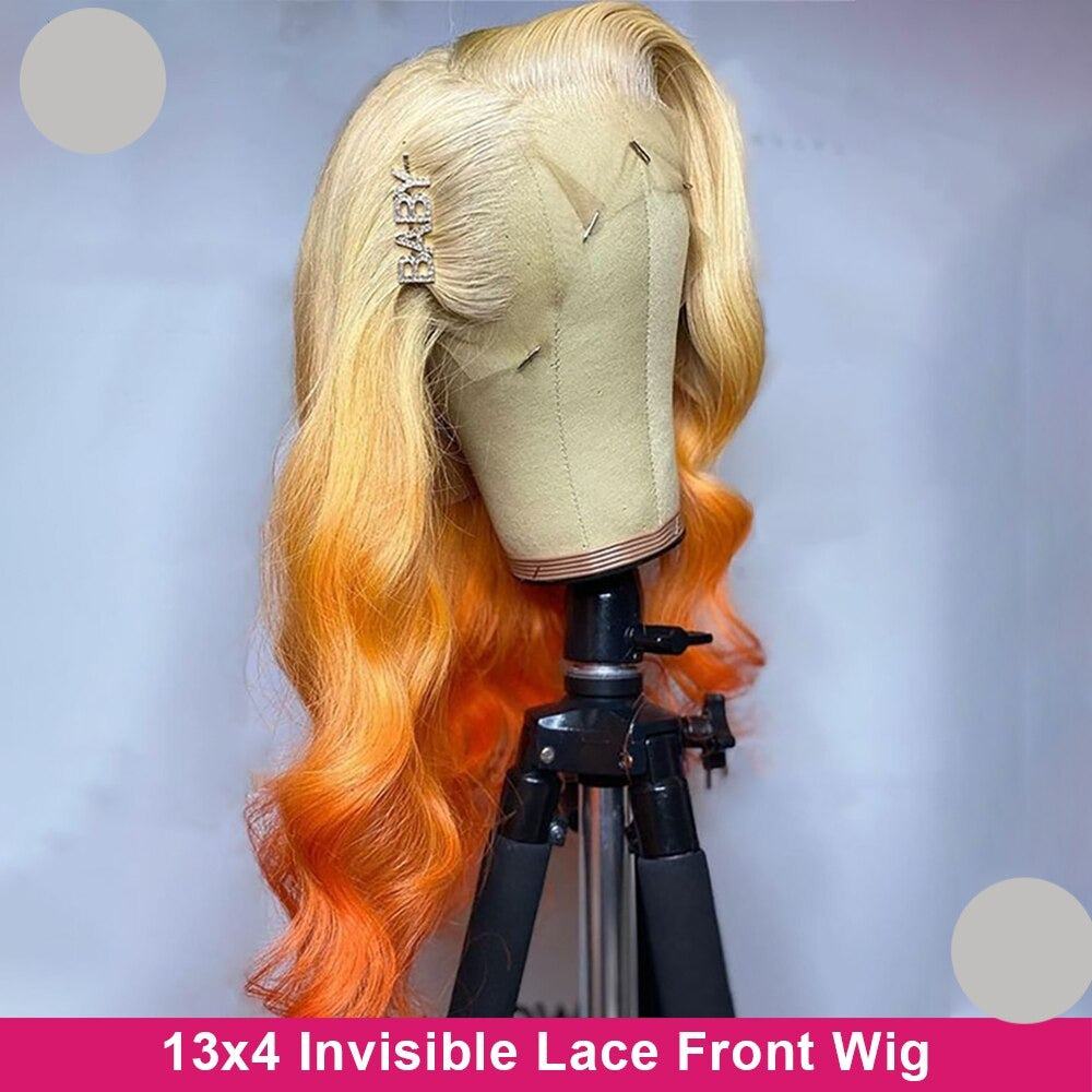 Ginger Orange Lace Front Human Hair WigMisthere K. - All rights reserved